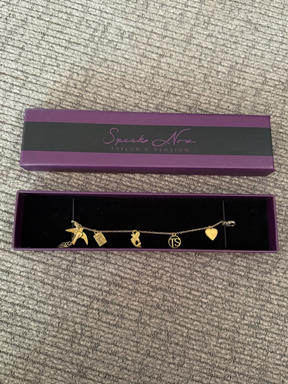 Speak Now Taylor’s Version Gold Charm Bracelet